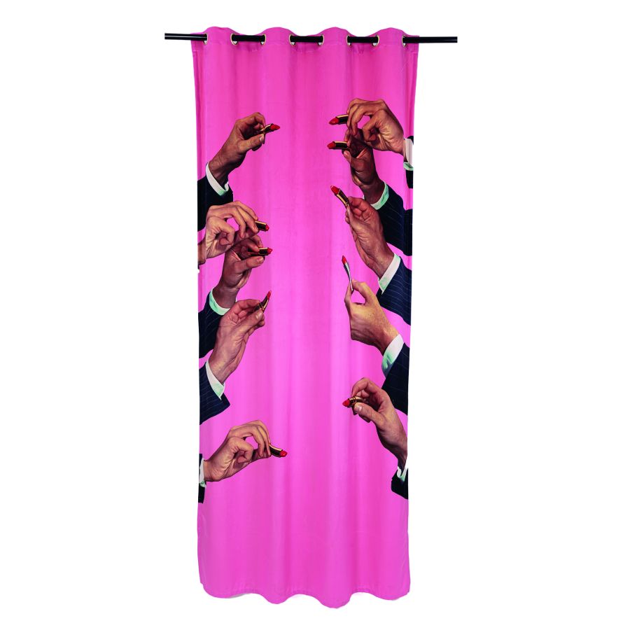 Polyester Curtain Lipstick by Seletti #Pink