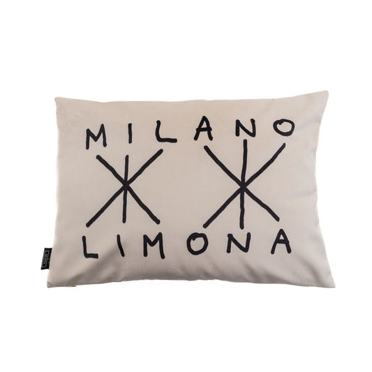 67 x 47 Fabric Cushion MilanoLimona by Seletti #White