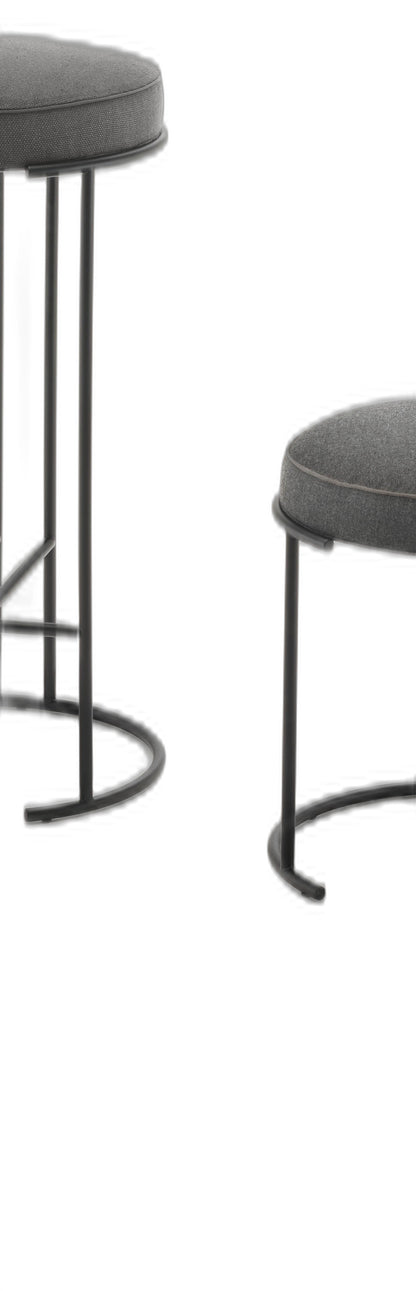 NINA - Low fabric stool