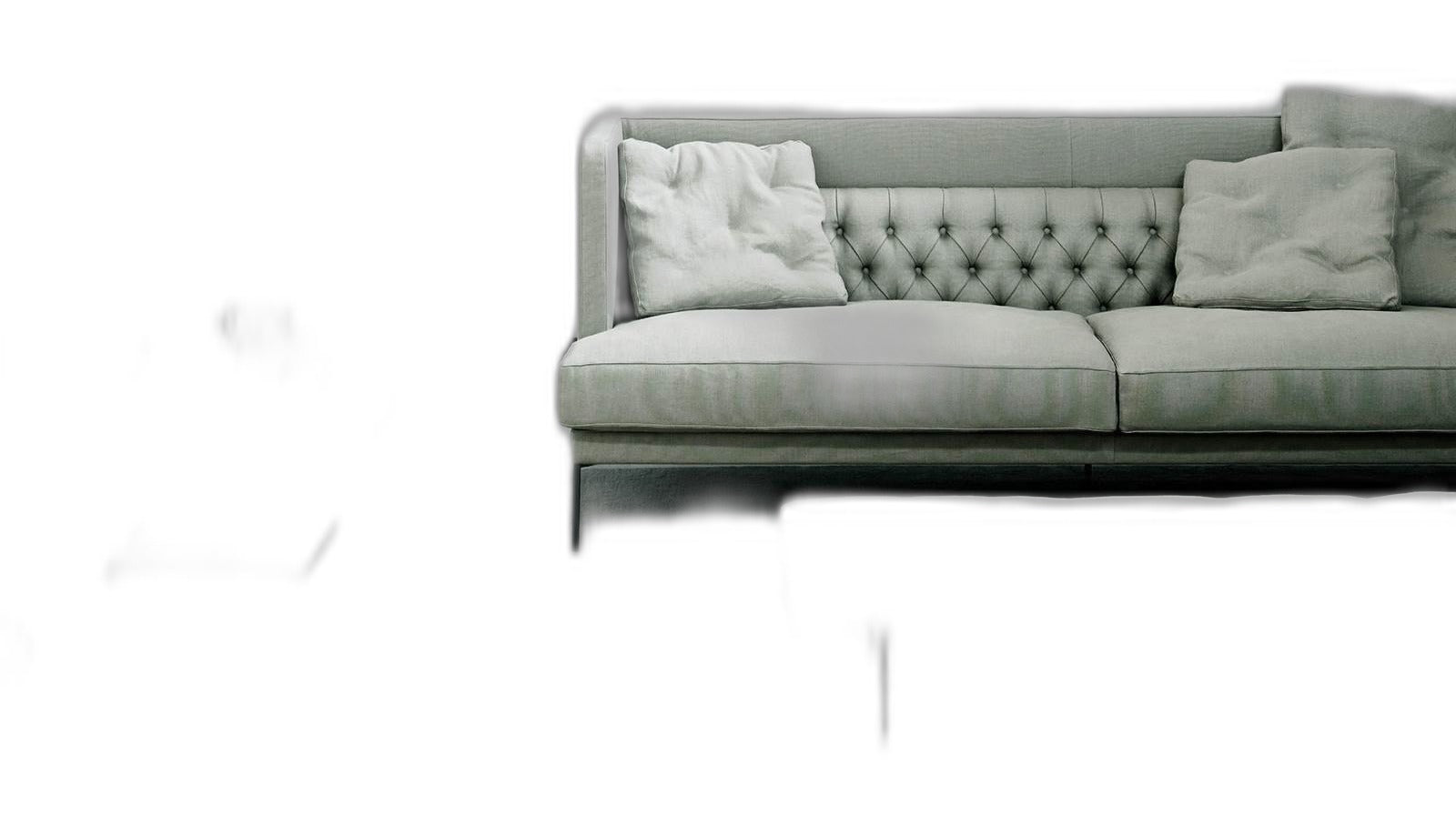 LIPP - Bed with tufted headboard