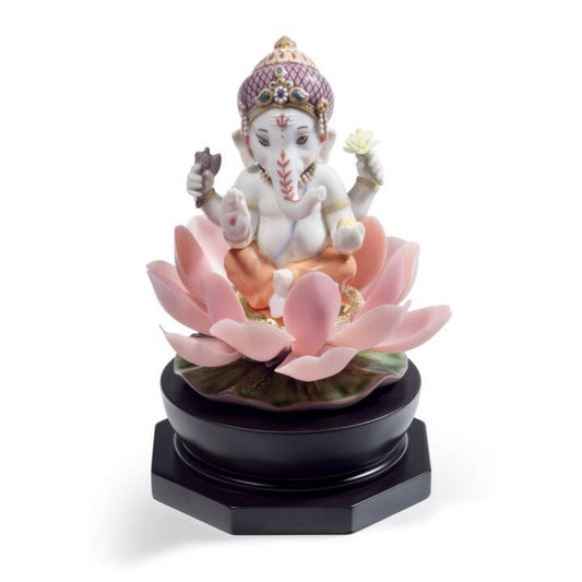 Padmasana Ganesha Figurine by Lladró