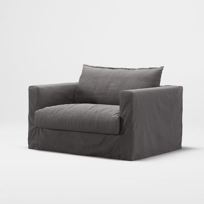 Decotique Le Grand Air Nou Love Seat Armchair Grey