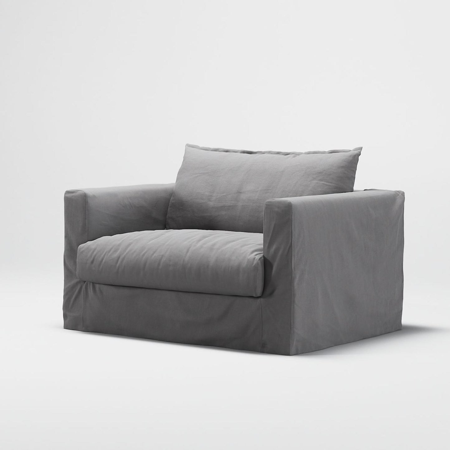 Decotique Le Grand Air Nou Loveseat Armchair Light Grey