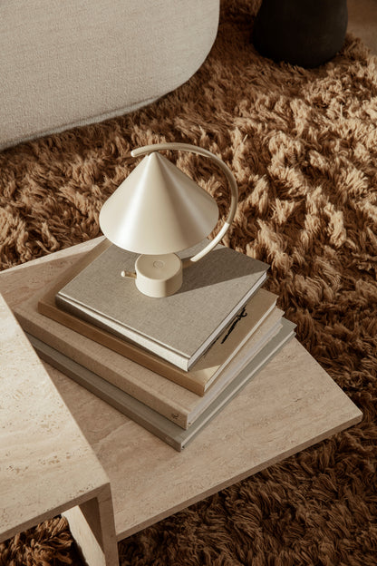 Distinct coffee table, travertine