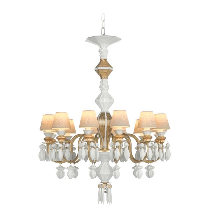 Belle de Nuit 12 Lights Chandelier by Lladró #Golden Luster (CE/UK/CCC)