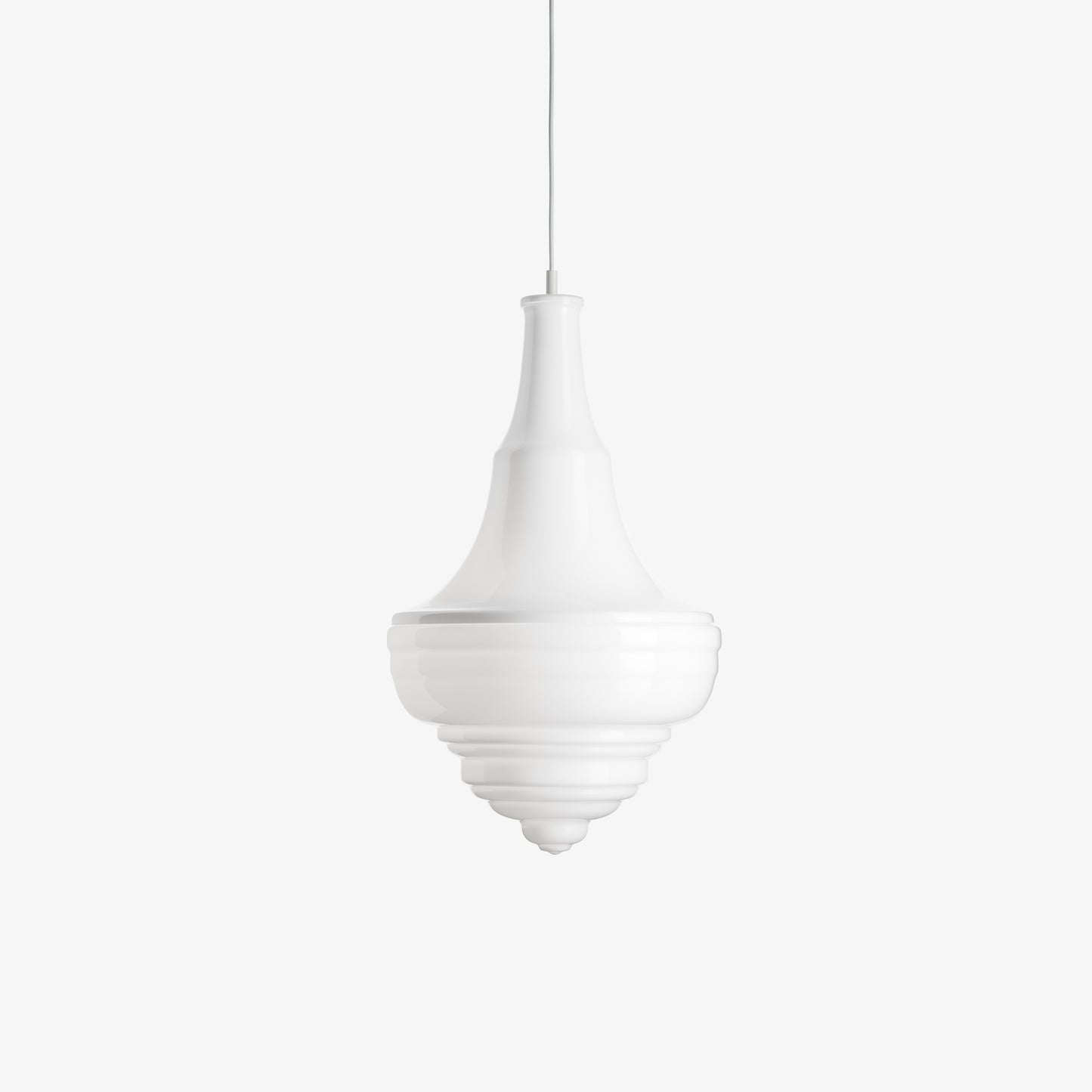 Neverending Glory Prague Estrate Theatre Pendant Lamp by Lasvit #M / Opal