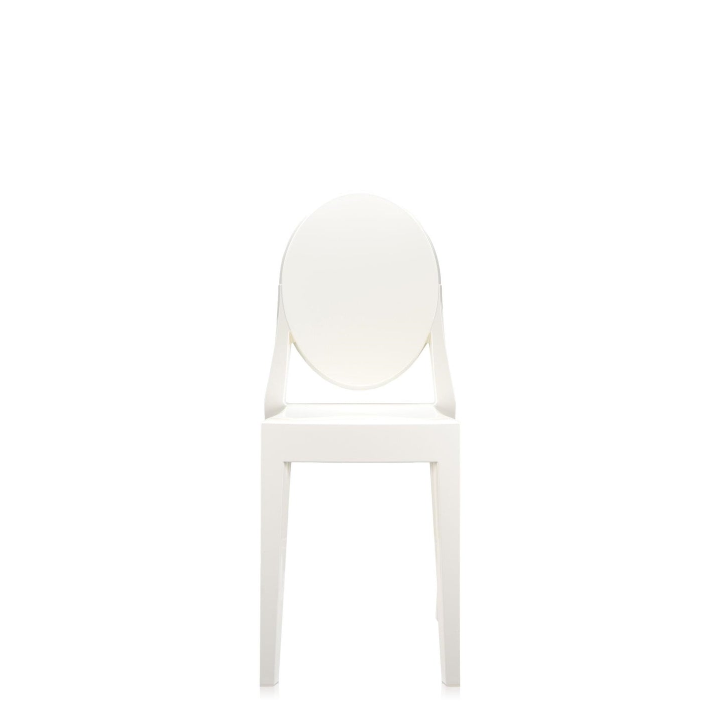 Victoria Ghost Dining Chair by Kartell #Glossy White