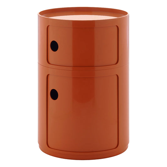 Componibili Big storage unit, 2 modules, orange