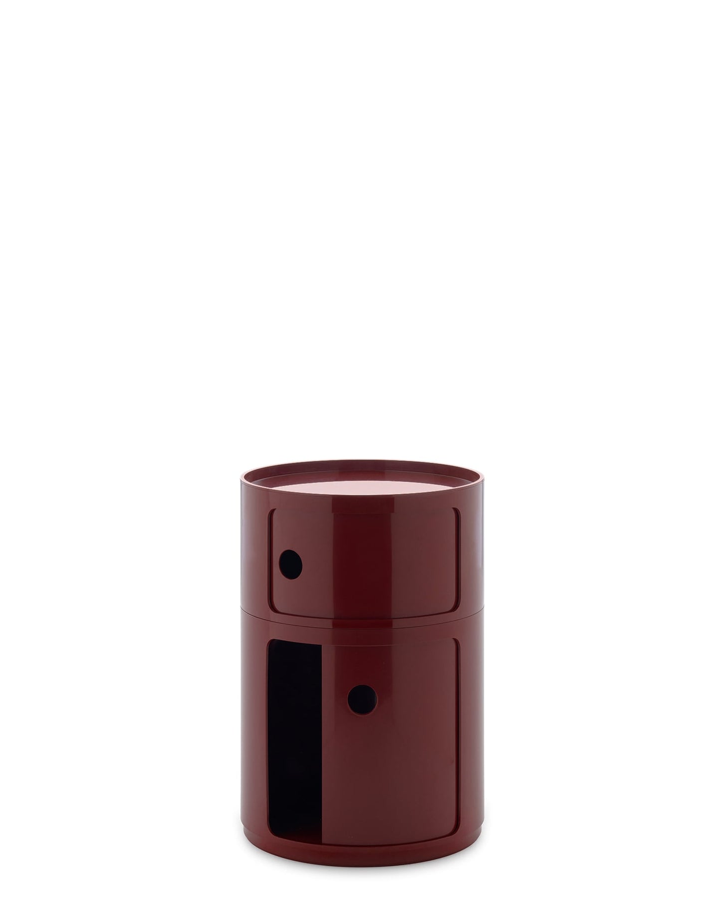Componibili Big storage unit, 2 modules, burgundy