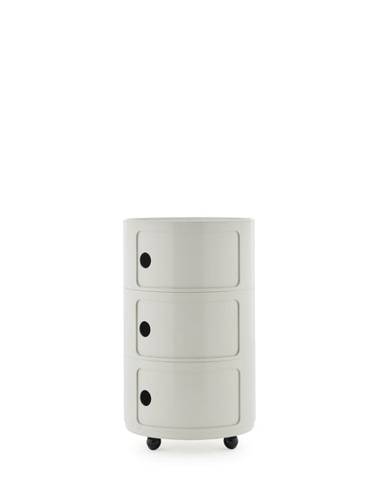 Componibili Big storage unit, 3 modules, white