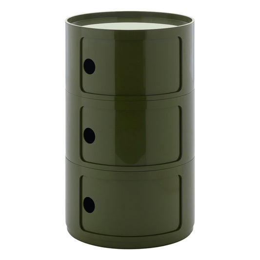 Componibili Big storage unit, 3 modules, green