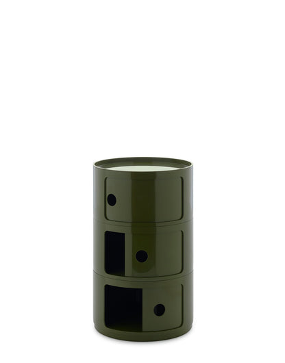 Componibili Big storage unit, 3 modules, green
