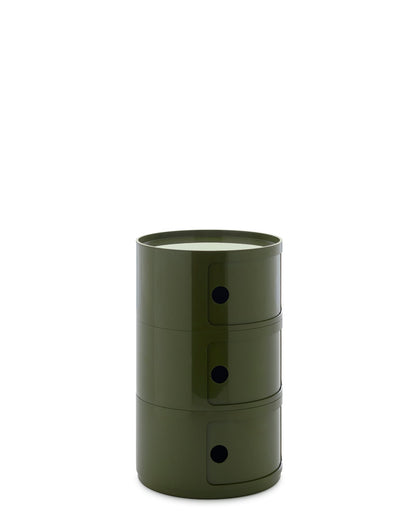 Componibili Big storage unit, 3 modules, green