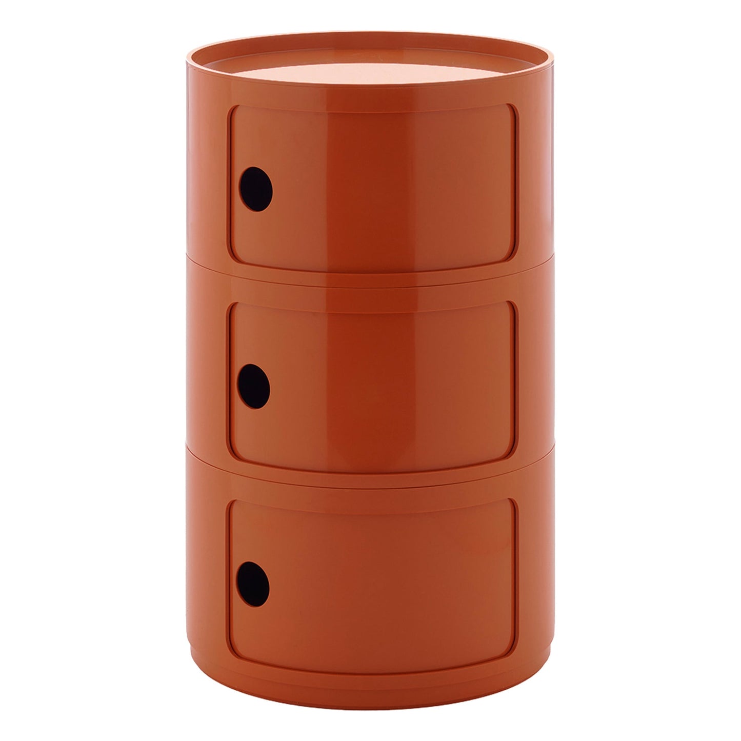 Componibili Big storage unit, 3 modules, orange