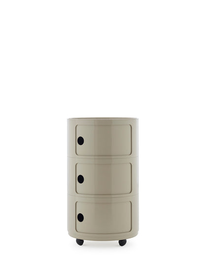 Componibili Big storage unit, 3 modules, taupe