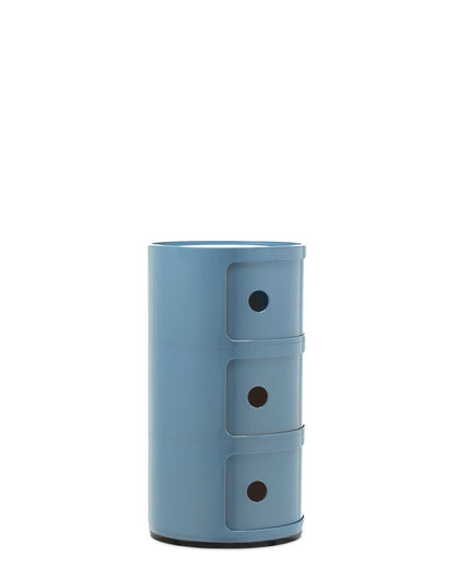 Componibili storage unit, 3 modules, sky blue