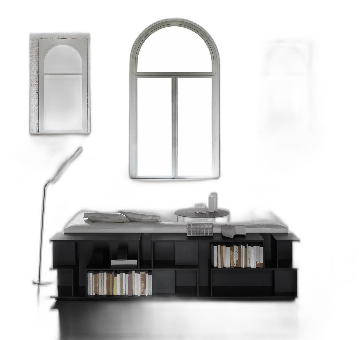GREK BOX - Open MDF bookcase
