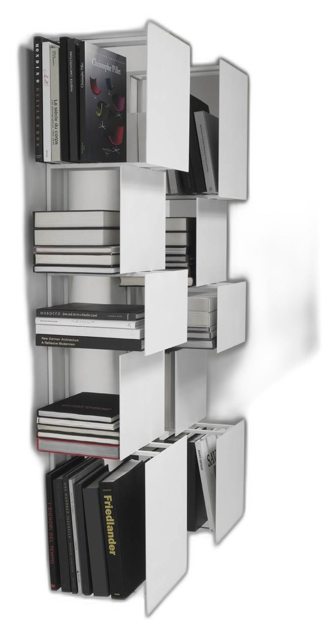 BUKVA - Wall-mounted steel bookcase