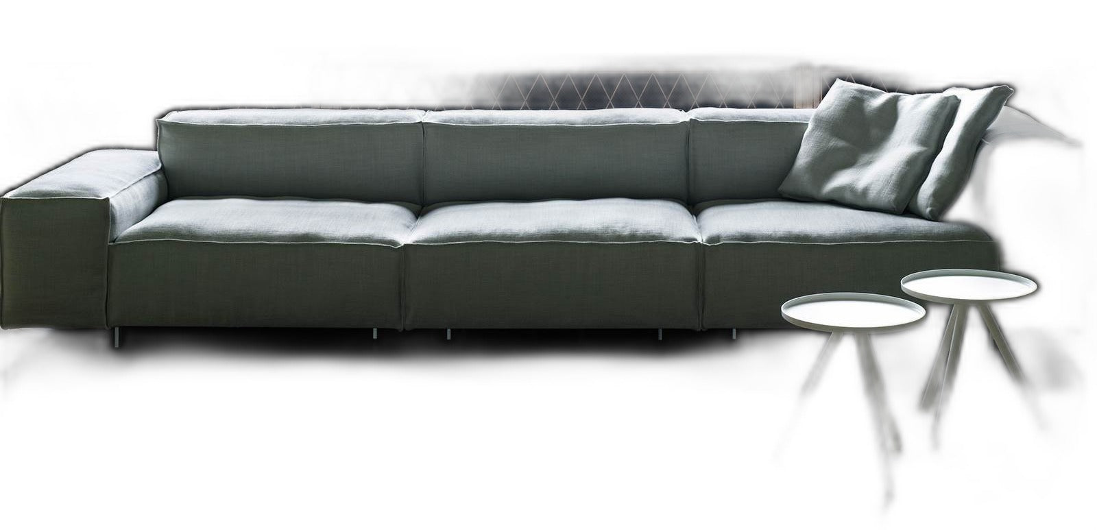 NEOWALL - Fabric double bed