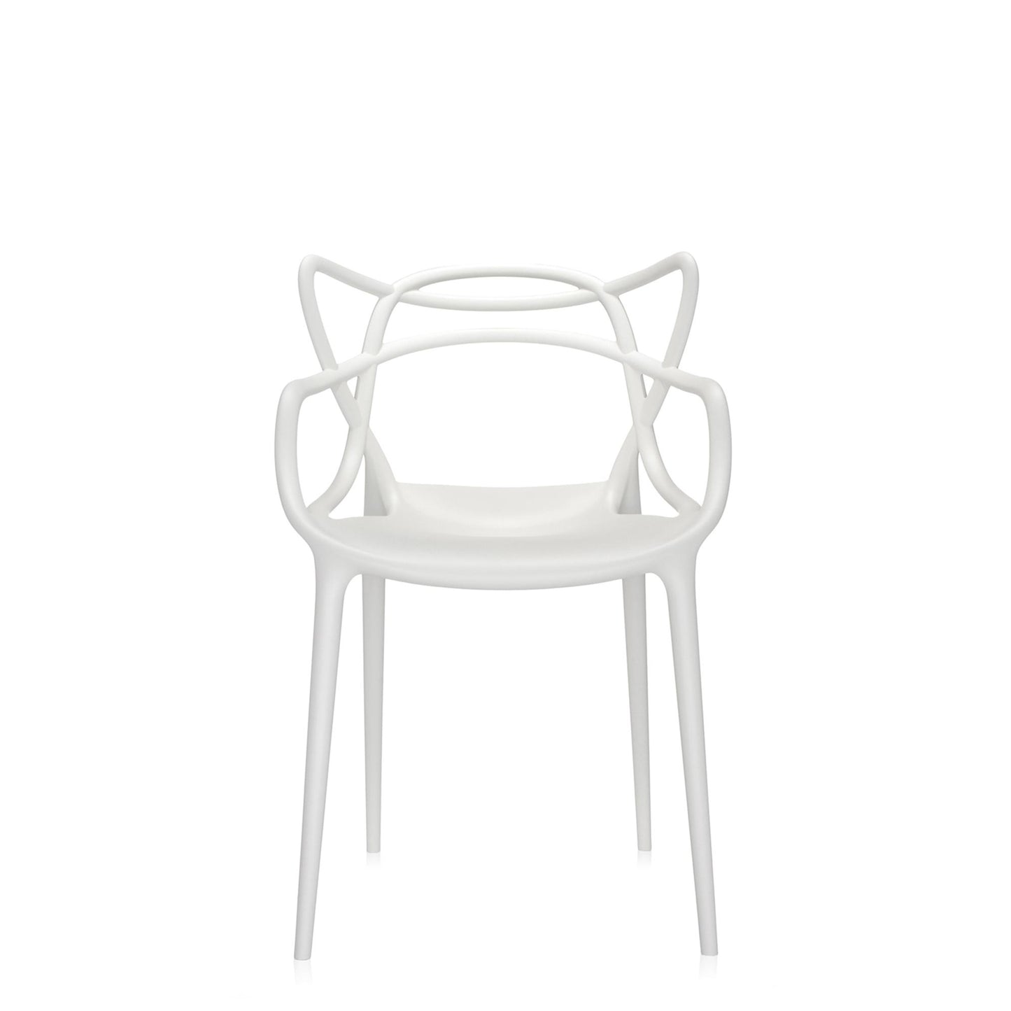 Masters Dining Chair by Kartell #White