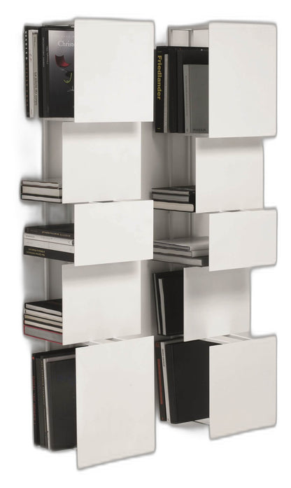 BUKVA - Wall-mounted steel bookcase