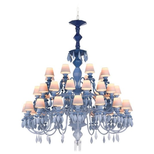 Belle de Nuit 40 Lights Chandelier by Lladró #Blue (CE/UK)