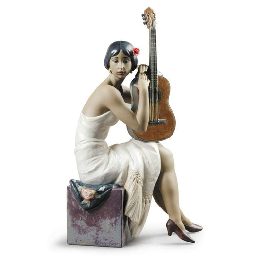 The Flamenco Singer Woman Figurine by Lladró