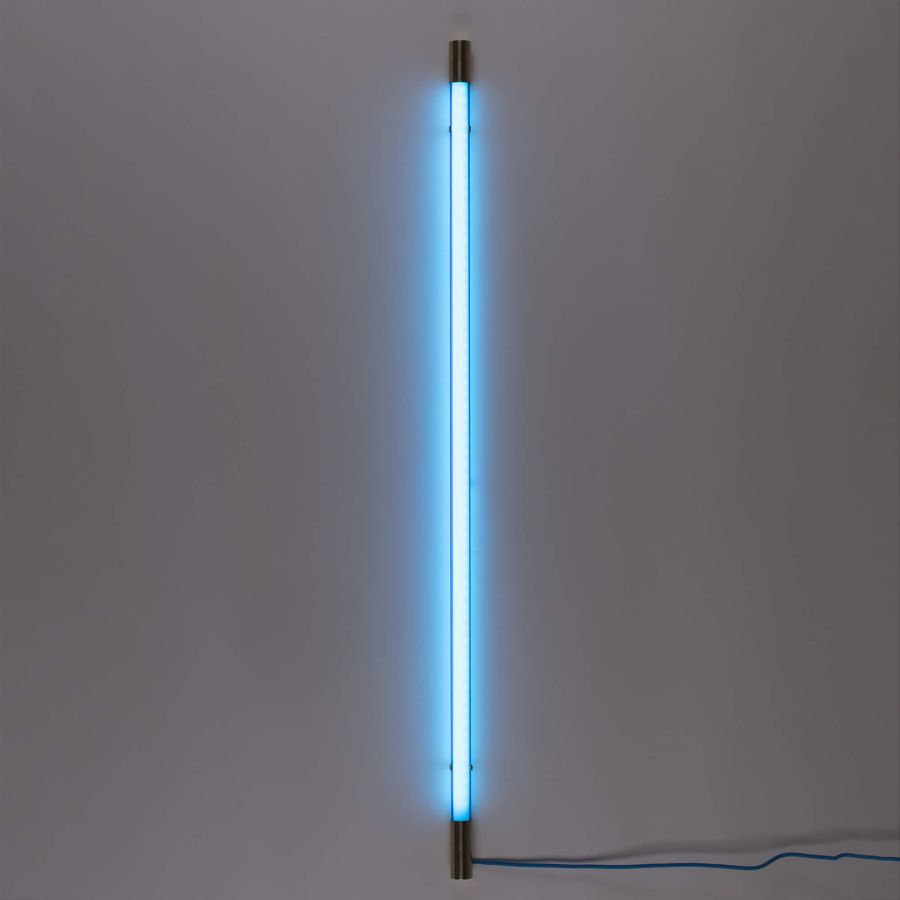 LED Floor/Wall Lamp Linea Golden End by Seletti #Blue