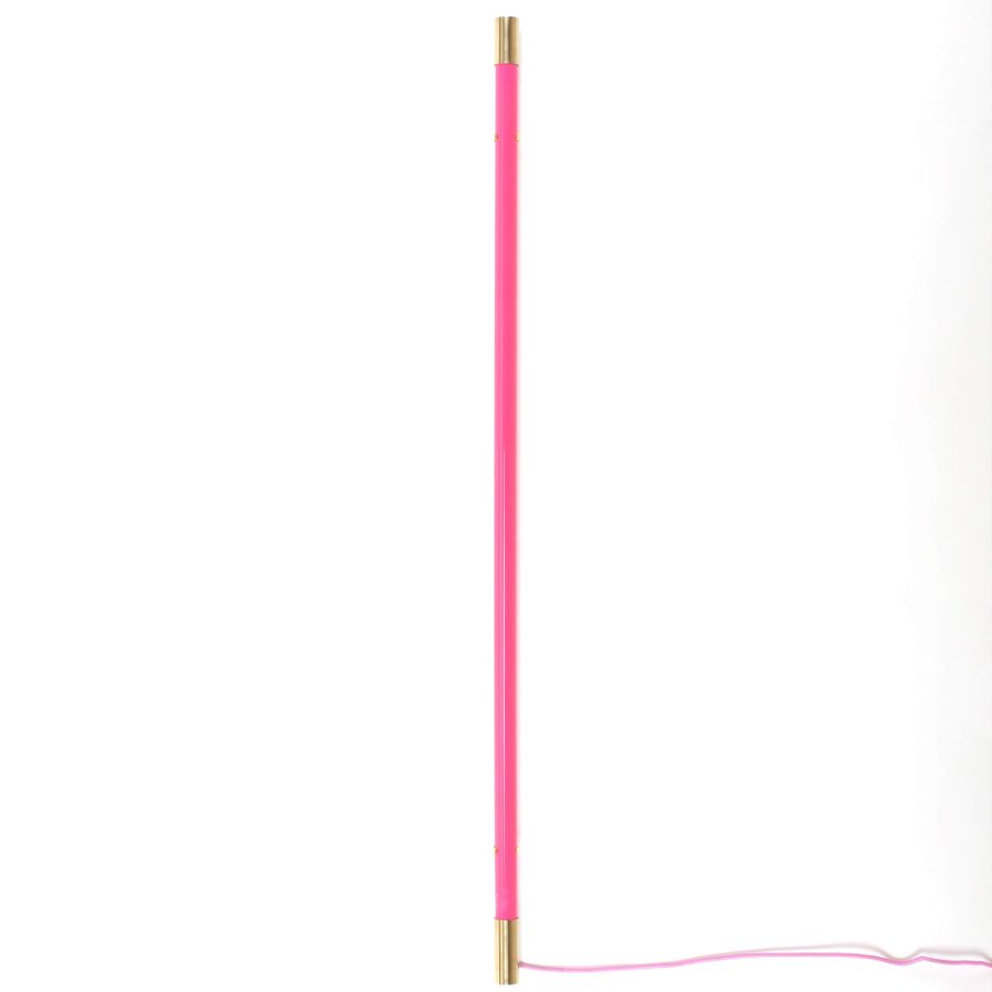 LED Floor/Wall Lamp Linea Golden End by Seletti #Pink