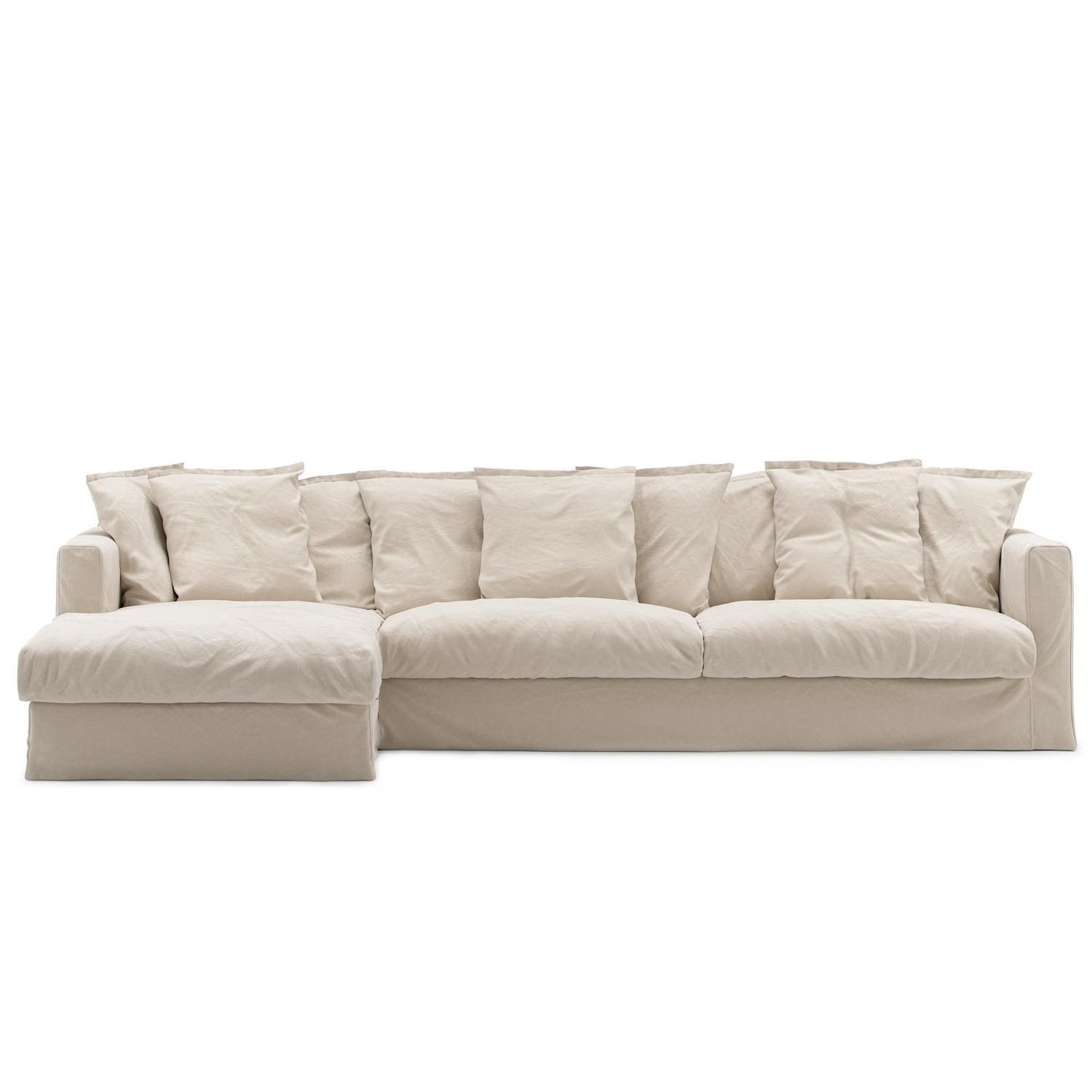 Decotique Le Grand Air 3-Seater Sofa Chaise Left Beige