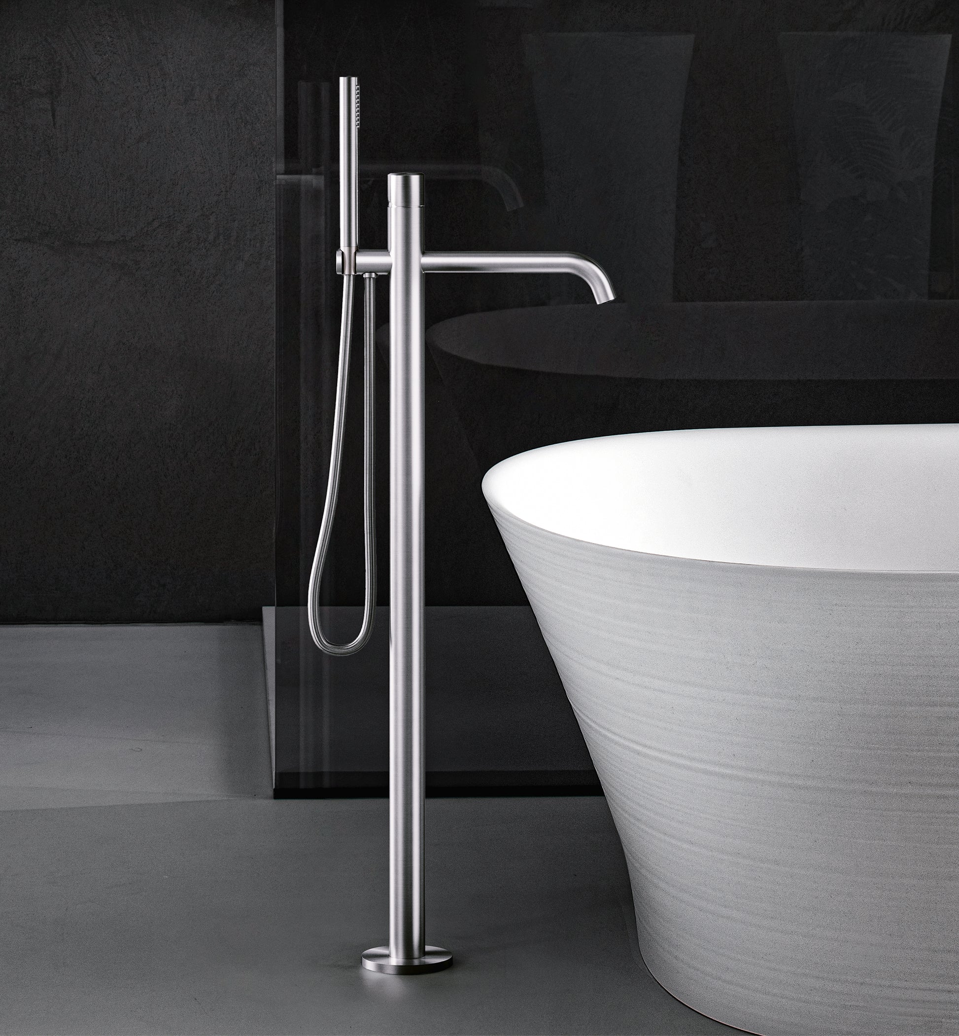ACQUIFERO - Stainless steel shower set by Falper