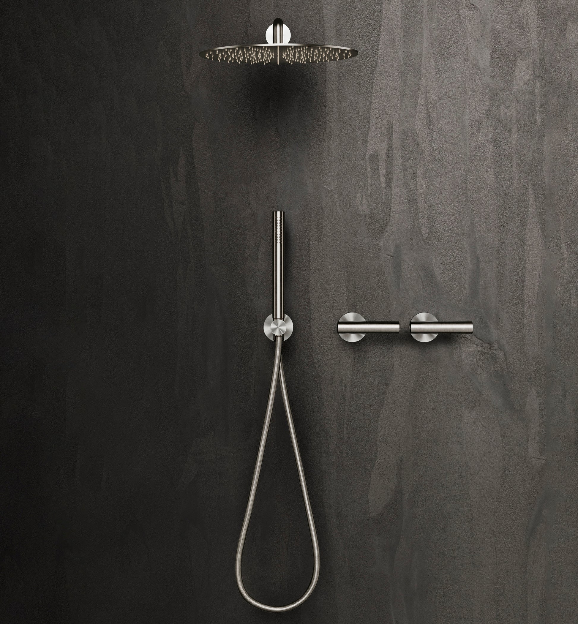 CILINDRO - Stainless steel shower set by Falper