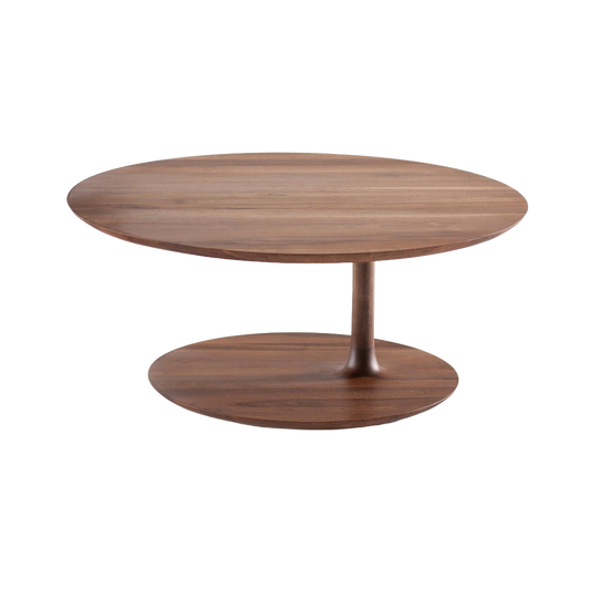 Bloop - Low Round Wooden Coffee Table by Artisan