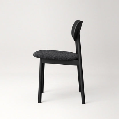 Decotique Elephant Dining Chair Black/Anthracite Bouclé