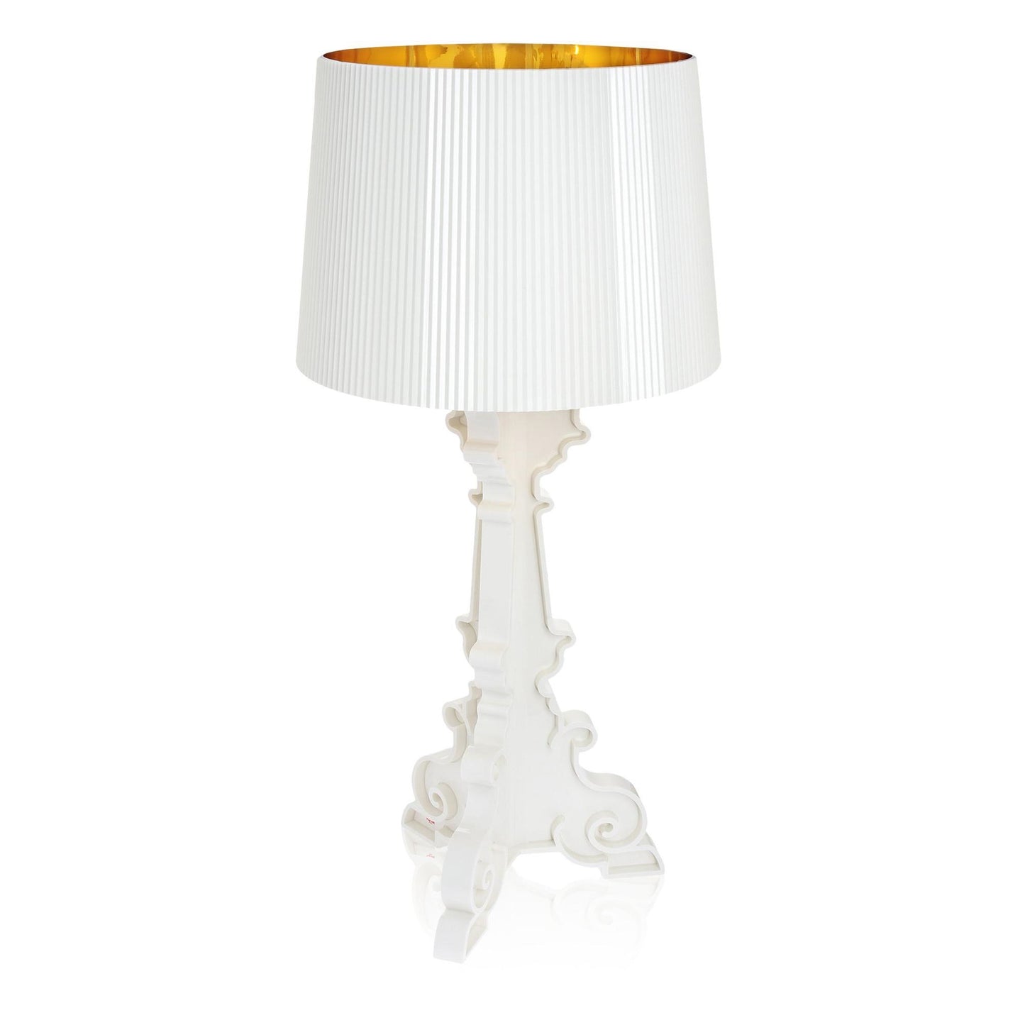 Bourgie Table Lamp by Kartell #White/ Gold