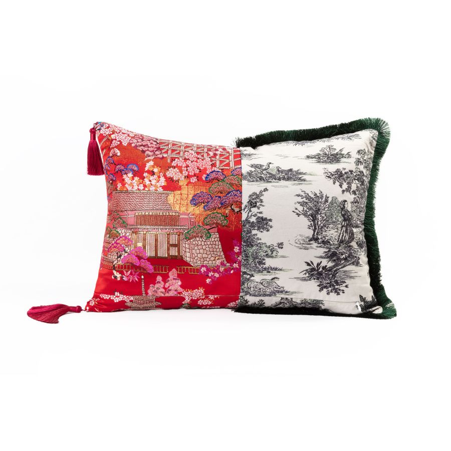 Fabric Cushion Hybrid Pirra Cushion by Seletti