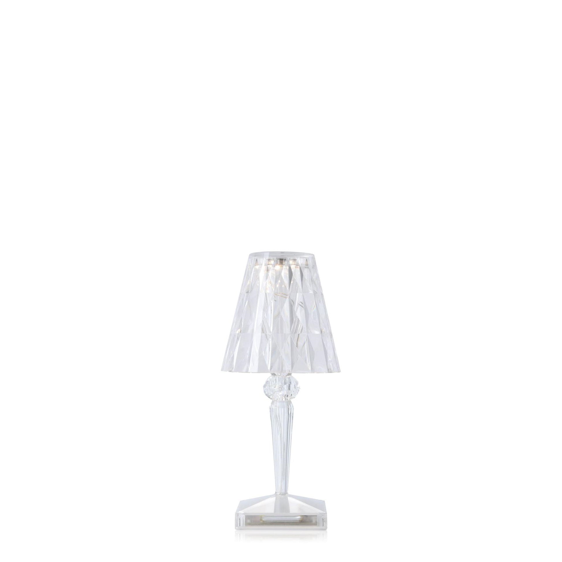 Battery Table Lamp by Kartell #Clear