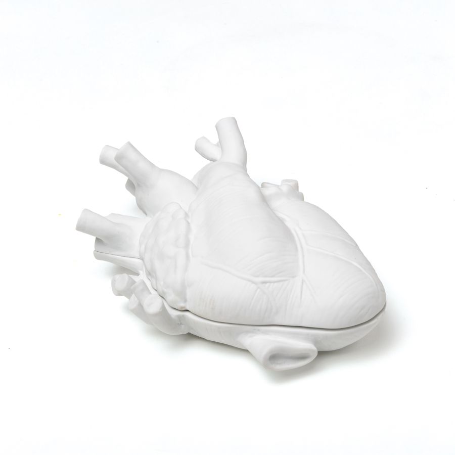 Fine Porcelain Box Love in Bloom Heart by Seletti