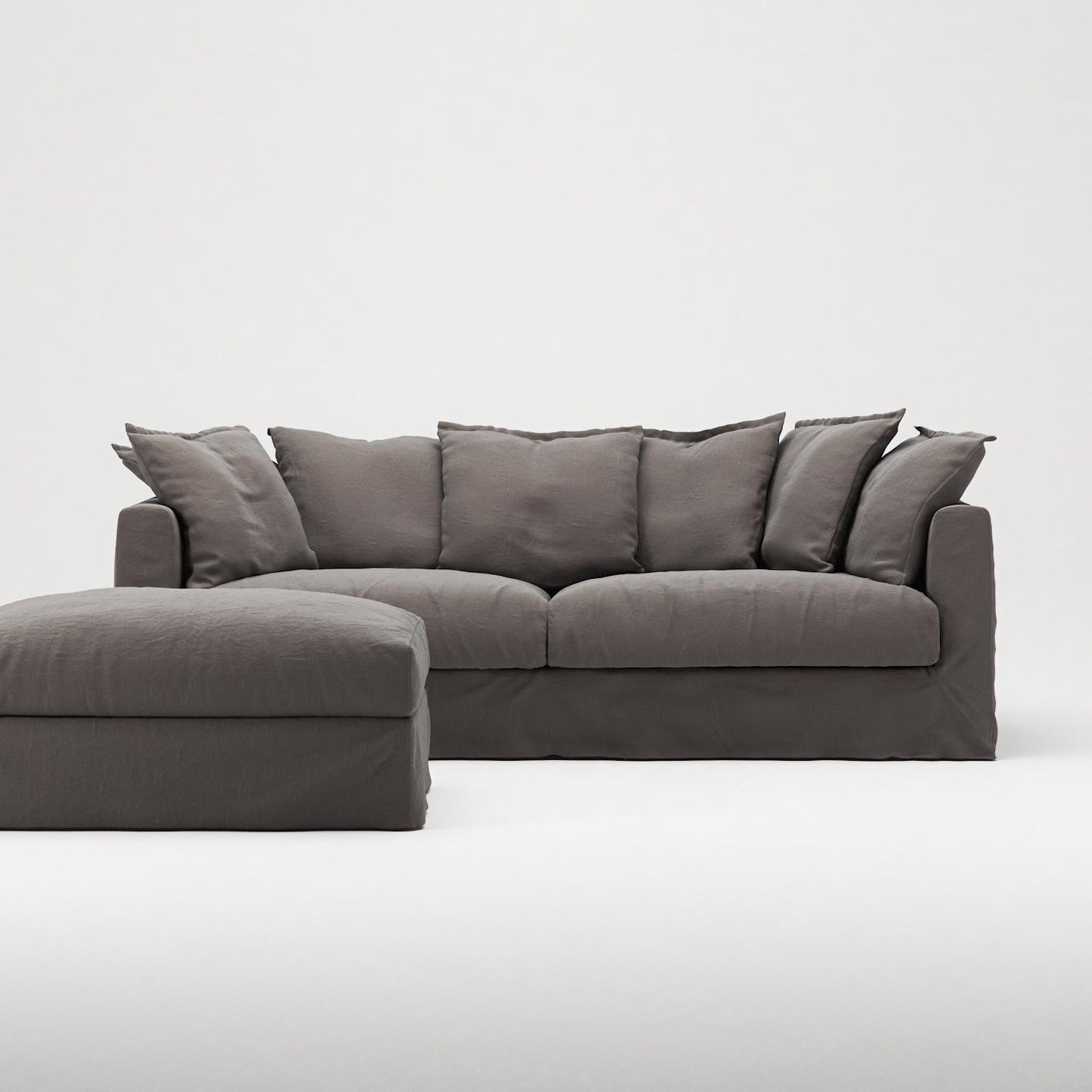 Decotique Le Grand Air Footstool Smoked Granite