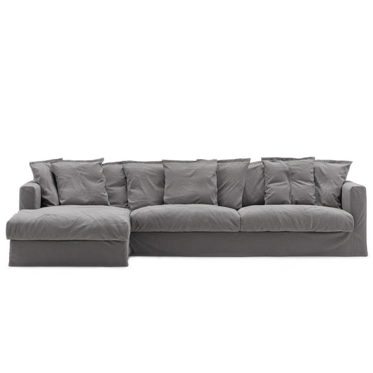 Decotique Le Grand Air 3-Seater Sofa Chaise Left Grey