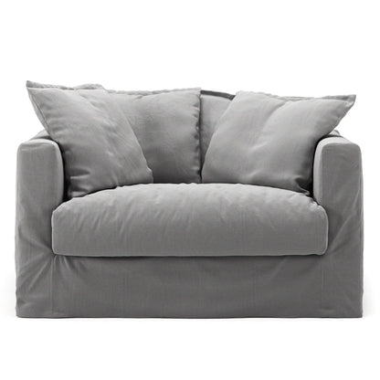 Decotique Le Grand Air Love Seat Armchair Light Grey