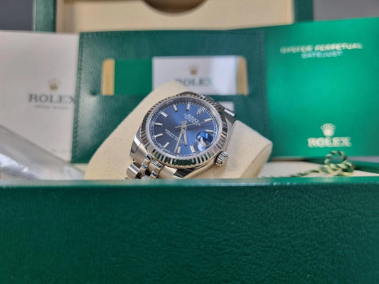 [빈티지/매장즉시발송] Rolex® Datejust 31 (31mm | 블루 다이얼 | 바 인덱스 | 플루쥬빌)