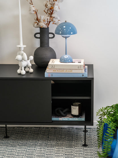 Decotique Vogue TV Bench With Legs 136 Anthracite/ Black