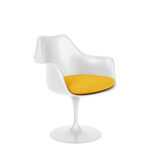 [26년 3월 입고 예정] Saarinen Tulip Armchair with fabric seat 튤립 - 암체어 위드 패브릭 시트 쿠션