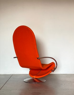 1-2-3 Series Highback Chairs by Verner Panton for Fritz Hansen, 1970s, Set of 2-NPC-2041870