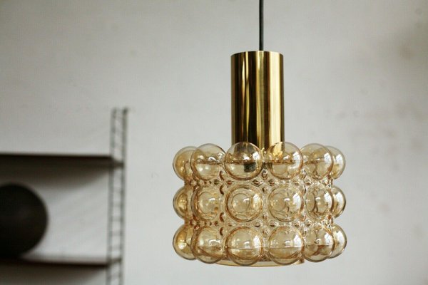 1 of the 8 Beautiful Bubble Glass Pendant Lamps by Helena Tynell, 1960 From Limburg-VDW-910015