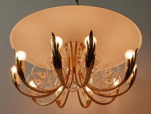 10-Flamed Ceiling Lamp from Vereinigte Werkstätten Collection, 1950s-WPT-1336758