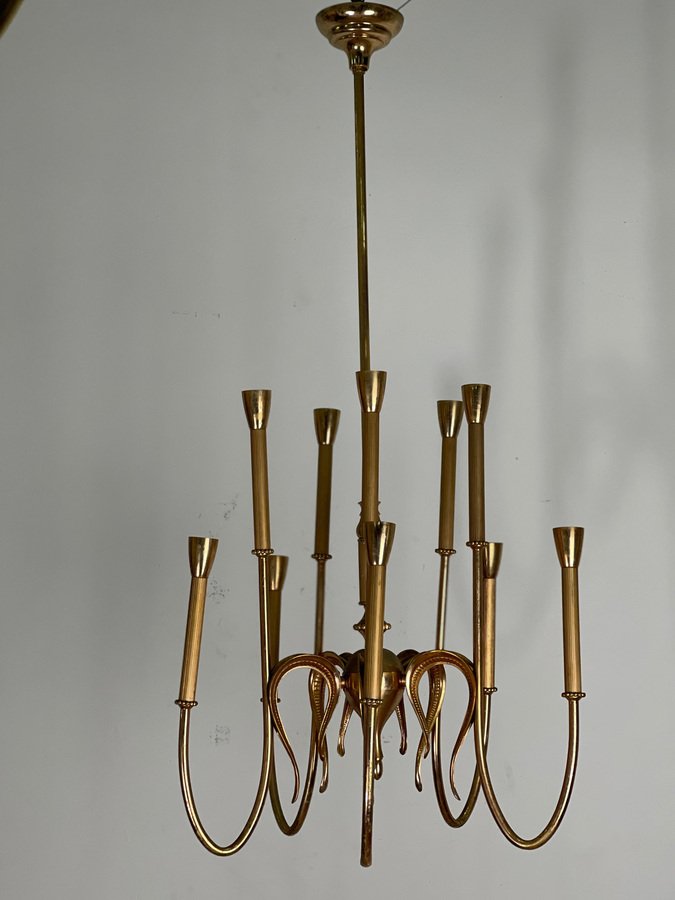 10-Light Chandelier by Ulrich