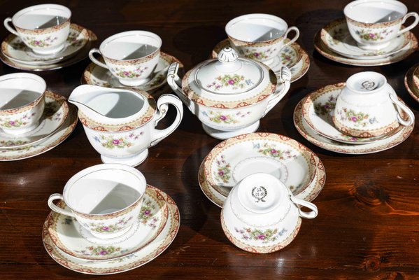 10-Person Tea Service Including Cups with Saucers, Milk Jugs and Sugar Bowls from HHP, Japan, 1950s, Set of 32-RAQ-979705