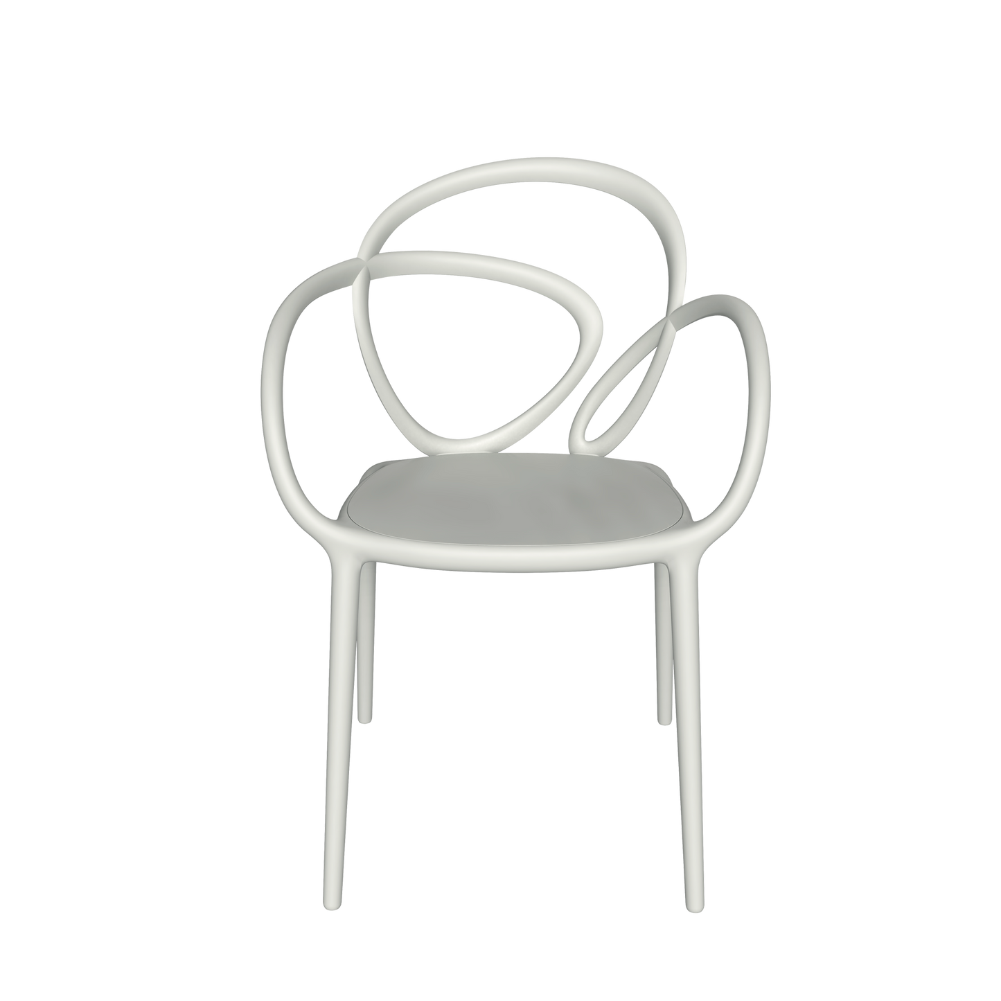 Loop Chair Without Cushion - Set of 2 pieces by Qeeboo